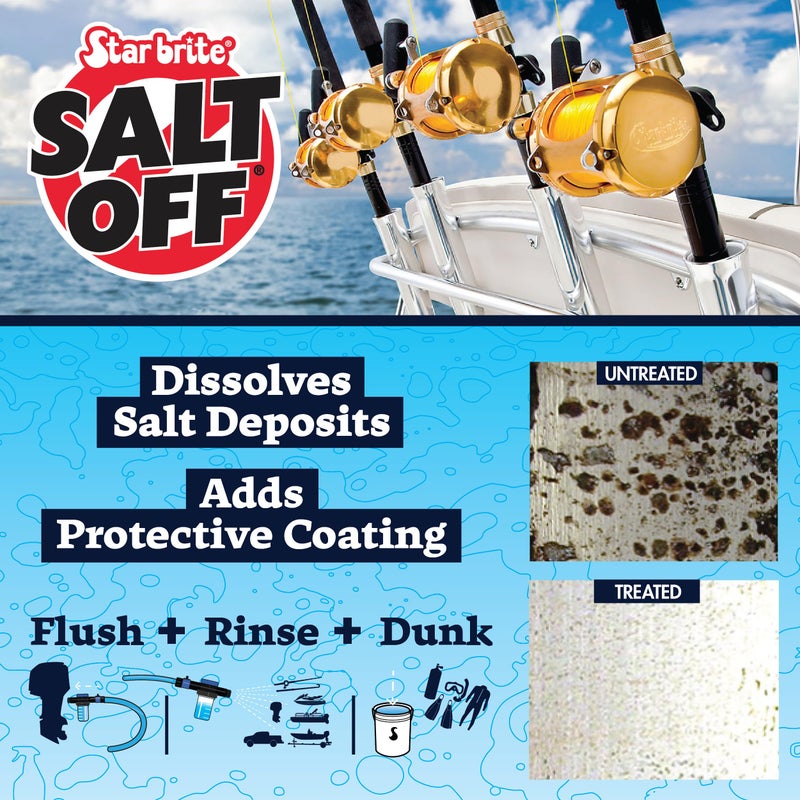 Star Brite ستار برايت ملح أوف مركز - أفضل مزيل ملح لغسل ومحرك بحري للزوارق والمركبات والمقطورات والمزيد - 32 أونصة (093932) - Image 3